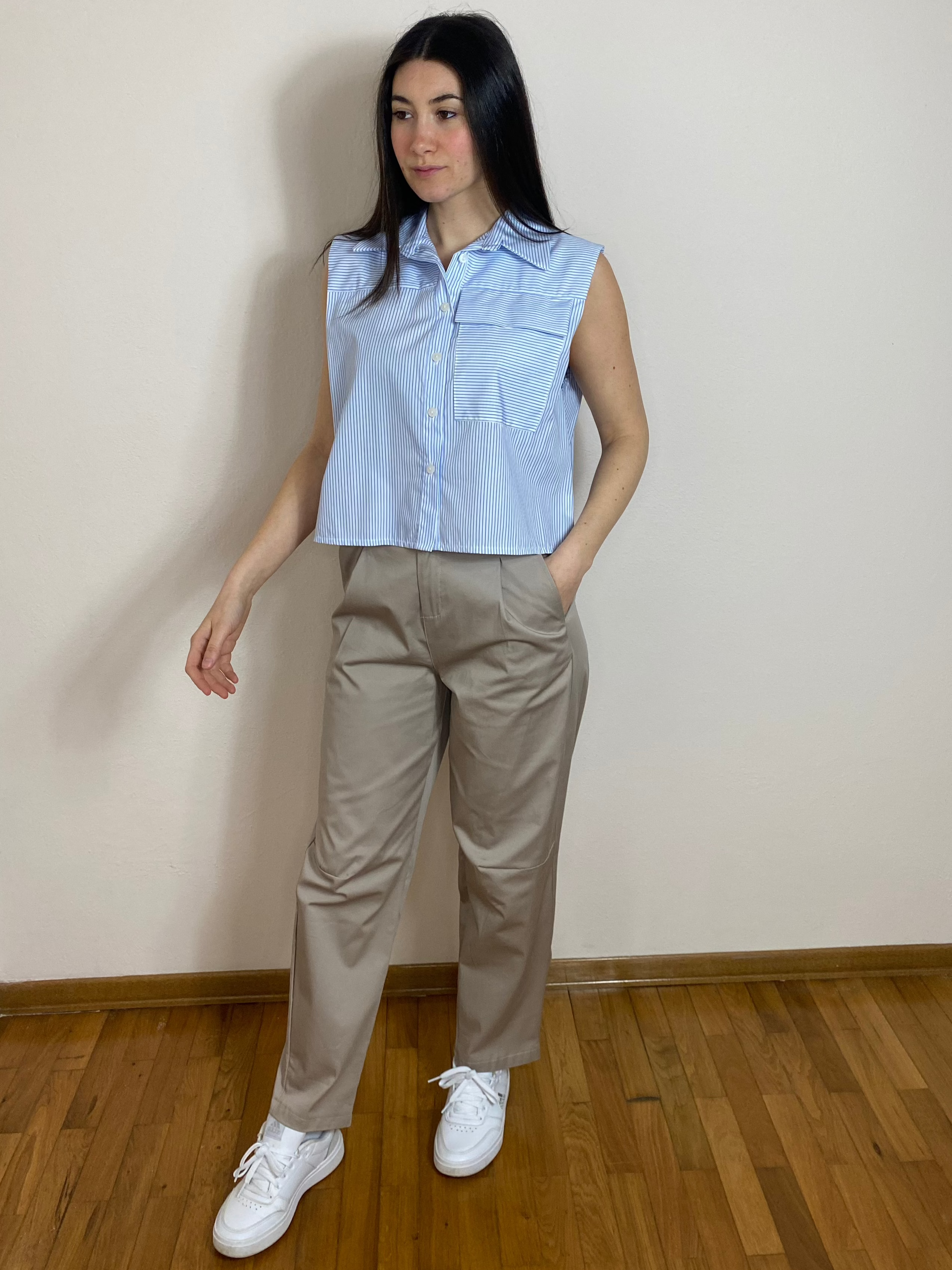 CAMICIA SENZA MANICHE MYASTREET
